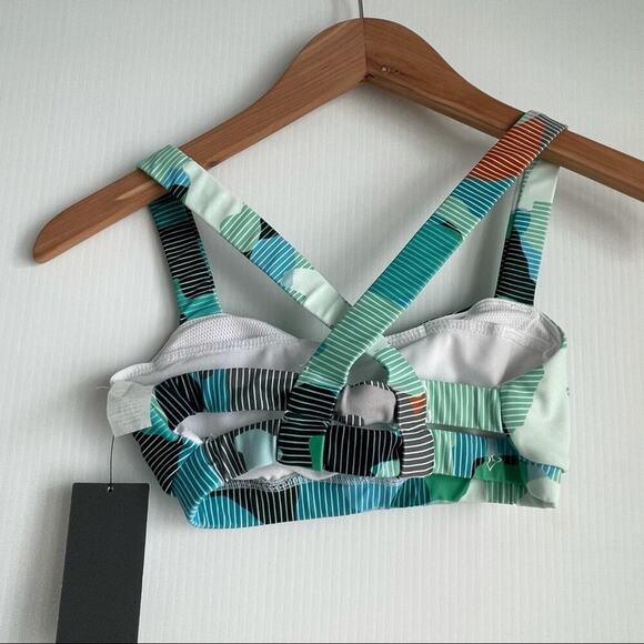 🆕 Nux Active can’t be caged sports bra in hunter color size extra small - Picture 7 of 12